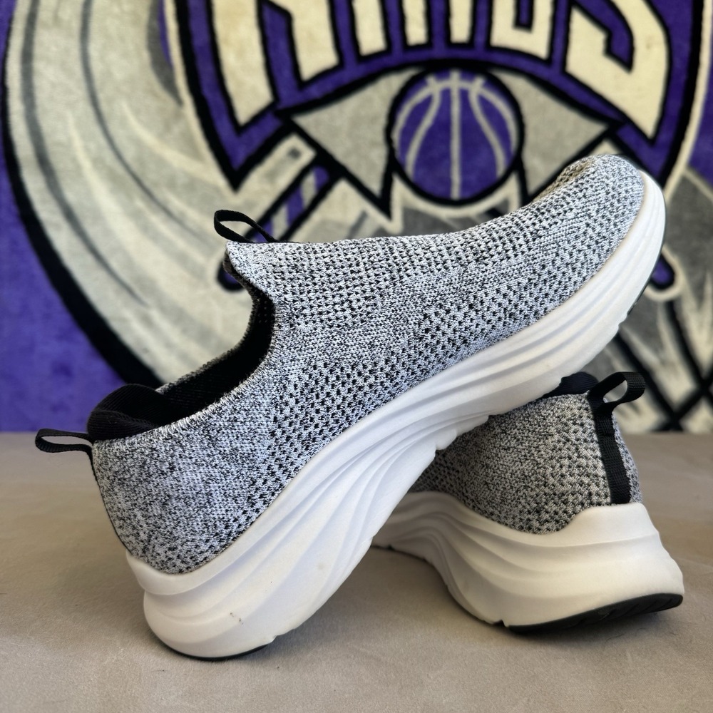 Size 12 Wide - Skechers Shoes Men's Slip-on Sport Comfort Taupe Memory Foam - Picture 10 of 10